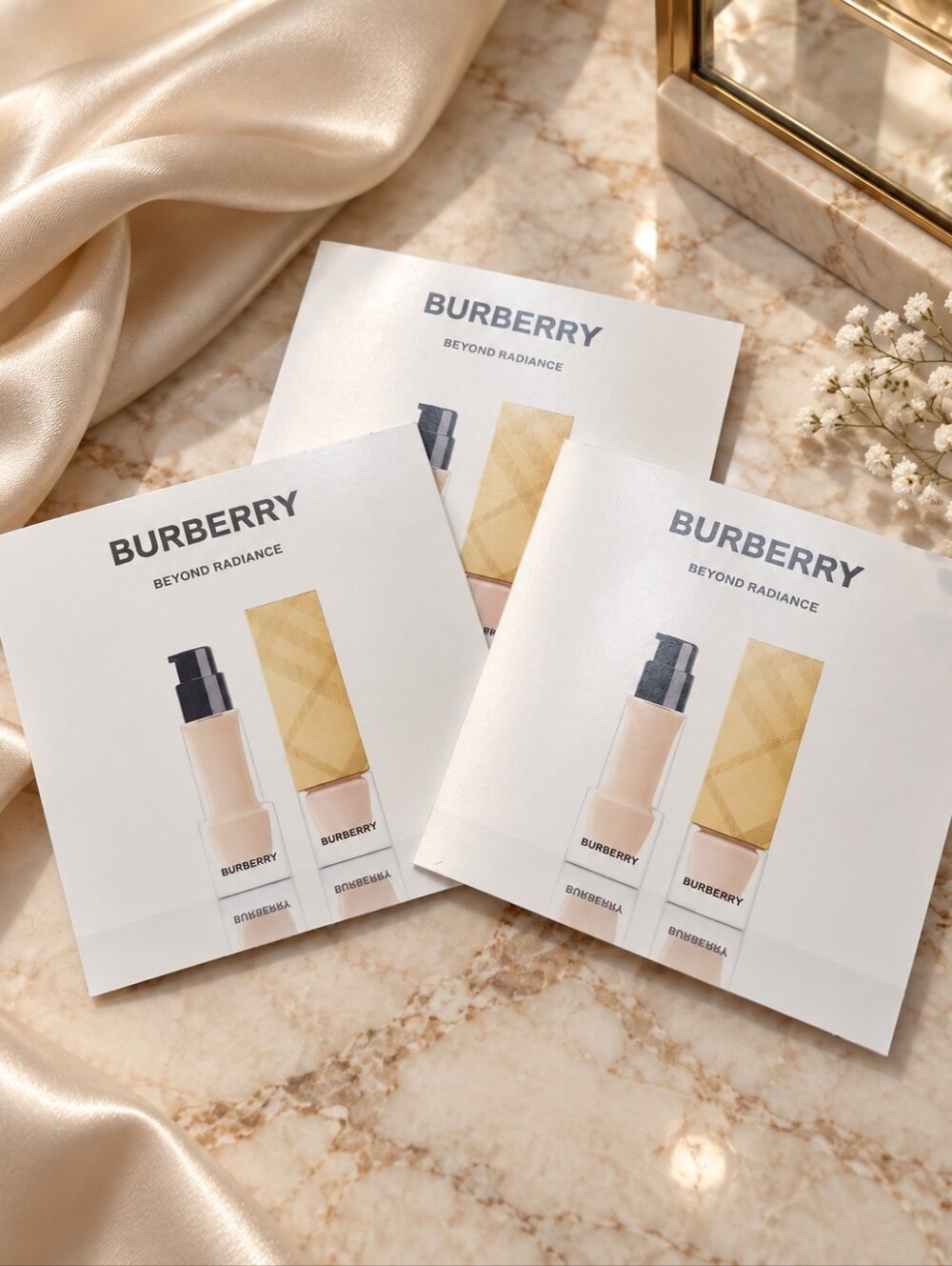 Burberry Beyond Radiance Primer Samples, Set Of 3 Samples